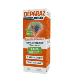 Shampoing traitant 100% efficace poux + lentes sans peignage 1 application 150ml
