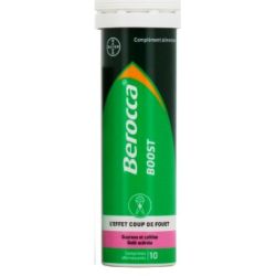Berroca - Boost effet coup de fouet tube de 10 comprimés effervescents