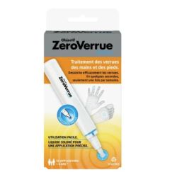 Objectif ZeroVerrue stylo C traitements des verrues des main et des pieds 30 applications