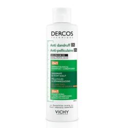 Dercos shampoing anti-pelliculaire DS 2 en 1 (200 ml)
