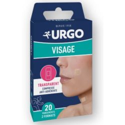 URGO - Pansements visage transparent 2 formats x 20