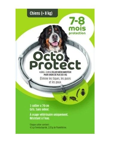 Elanco Octo Protect collier antiparasitaire CHIEN de plus de 8kg