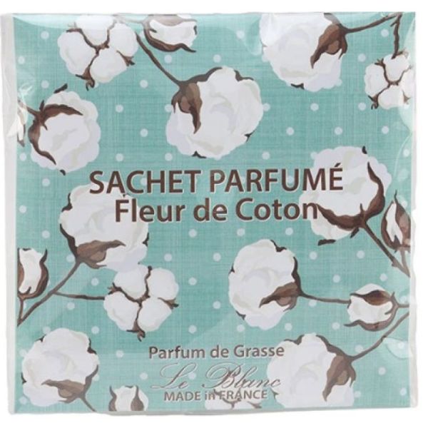 Le blanc - sachet parfumé senteur 'Fleur de coton'