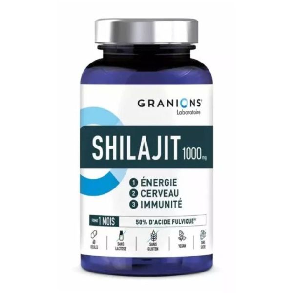 Granions - Shilajit cerveau/immunité/énergie 1000mg 60 gélules