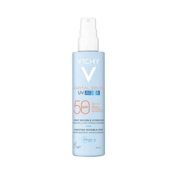 Vichy - Capital soleil UVAQUA spf50+ spray invisible hydratant 200ml