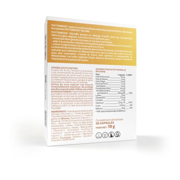 Arkopharma Phytobronz Solaire Caps (30 capsules)