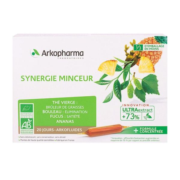 Arkopharma Synergie minceur bio ampoules (x20)