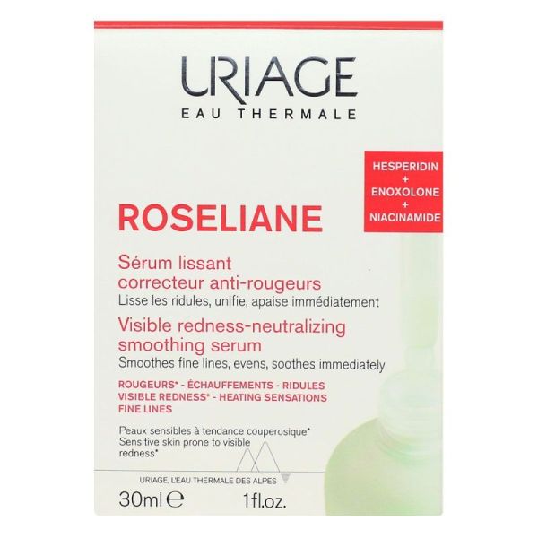 Uriage sérum lissant correcteur anti-rougeurs (30 ml)