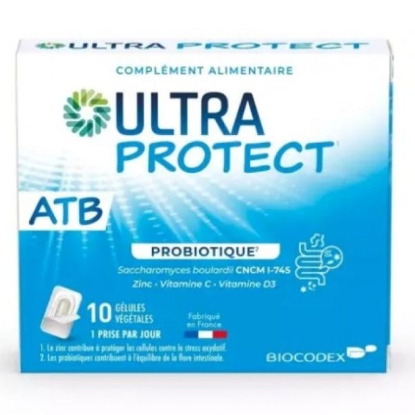 Biocodex - Ultra protect ATB probiotique 10 gélules