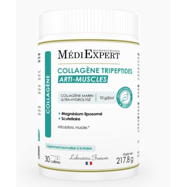 Mediexpert - Collagène marin tripeptides Arti-muscles cure de 15j à 1 mois