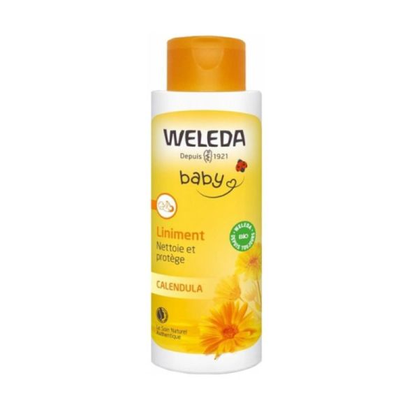 Weleda liniment bébé (400 ml) enrichi en extrait de calendula bio