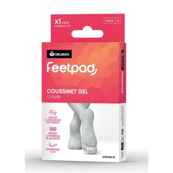 Feetpad coussinet gel orteils gauche taille S