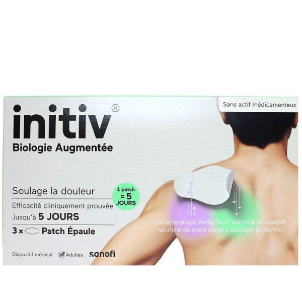 Sanofi patch épaule anti-douleur (lot de 3) Initiv®