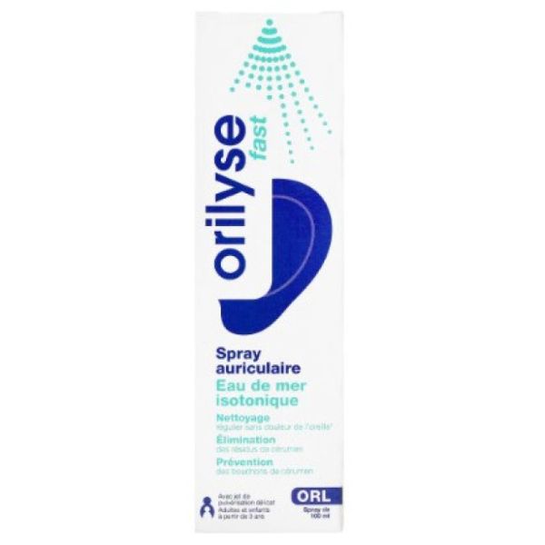 Orilyse fast spray auriculaire eau de mer 100ml