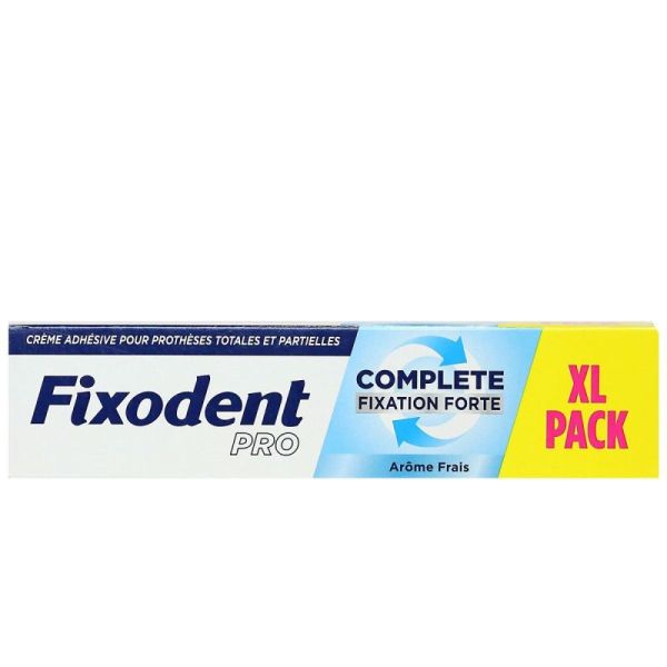 Fixodent Pro - Complete crème adhésive arôme frais packXL 70g