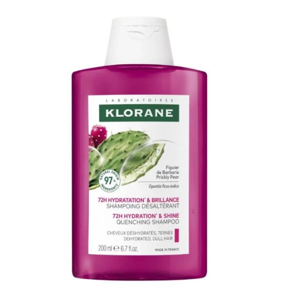 Klorane - Shampoing désaltérant & illuminateur - Hydratation & Brillance 200ml