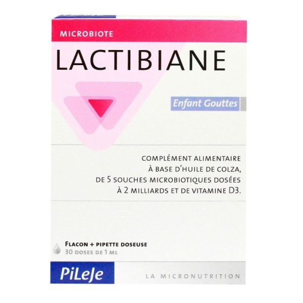 Pileje Lactibiane Enfant Gouttes (30 ml)