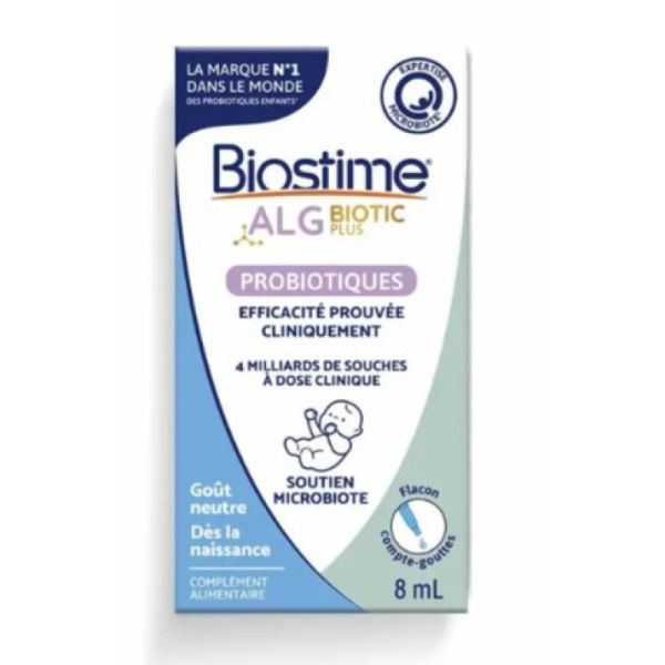 ALG Biotic+ probiotiques dès la naissance 8ml