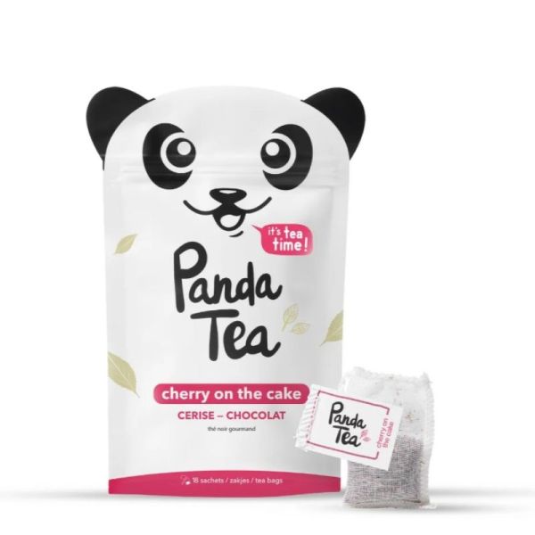 Panda Tea - Cherry on the cake goût cerise chocolat x18 sachets