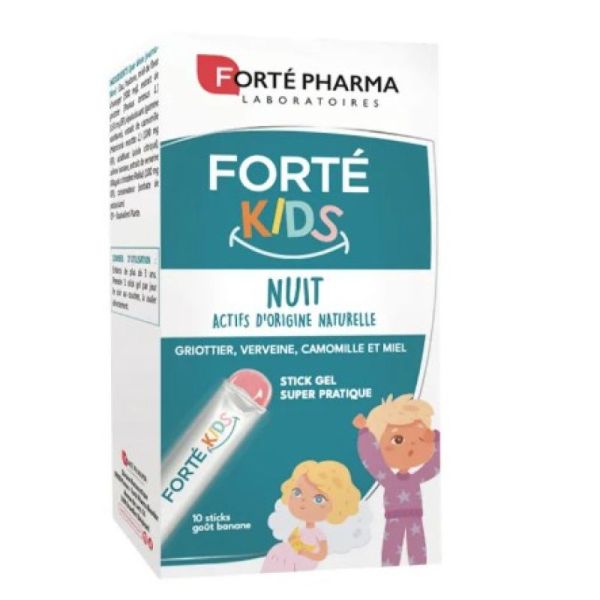 Forte kids Nuit x10 sticks goût banane