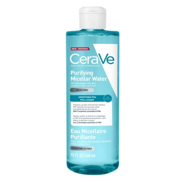 Eau micellaire purifiante / peaux normales à grasses 400ml