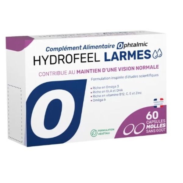 Hydrofeel larmes maintient d'une vision normale x60 capsules molles