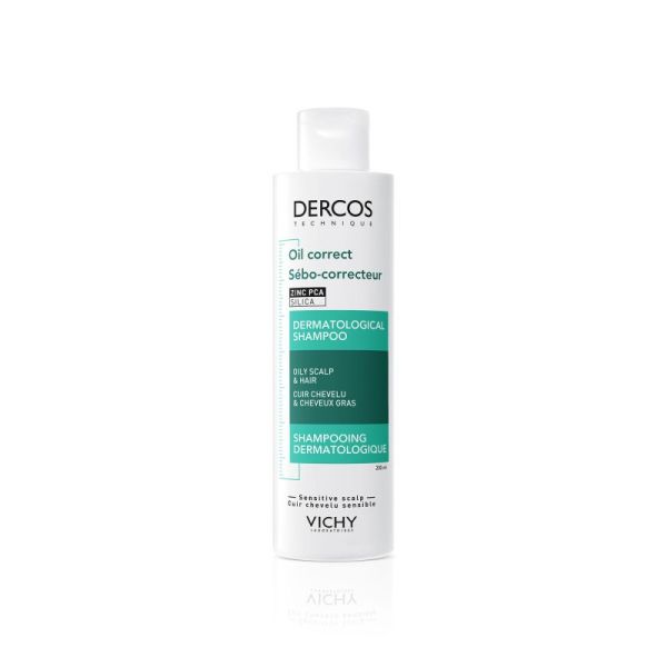 Dercos - Shampooing dermatologique sébo-correcteur 200ml