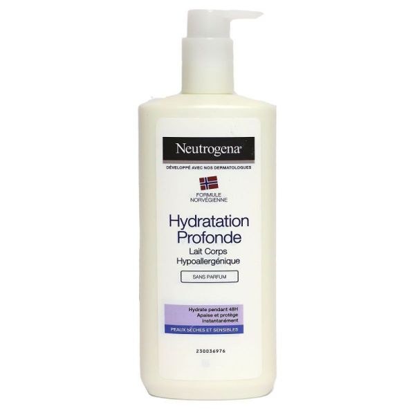 Neutrogena lait hydratation profonde hypoallergénique (400 ml)