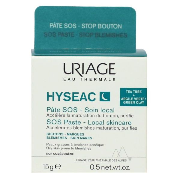 Uriage - Hyseac pate Sos boutons - marques 15g