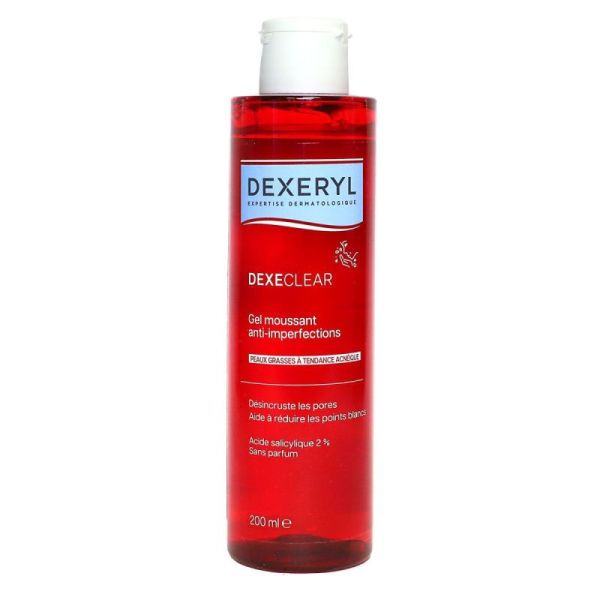 Dexeryl - Dexaclear gel moussant anti-imperfections 200ml