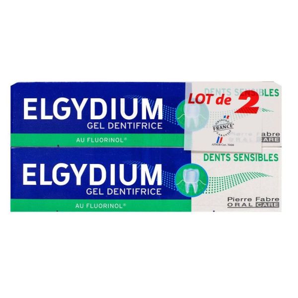 Elgydium gel dentifrice dents sensibles (75 ml)