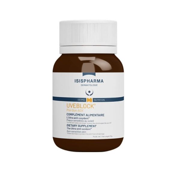 Uveblock gelules pré-solaire action anti-oxydante (97% végétal)