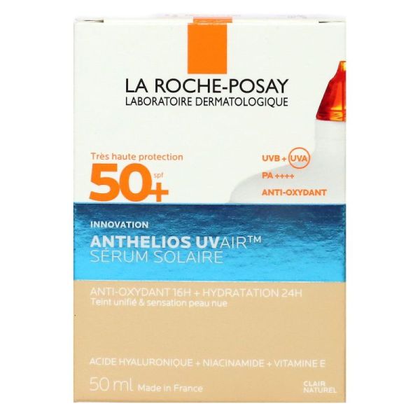 Roche-posay - Serum sunscreen spf50+ Anthelios UVair 50ml teinte light natural