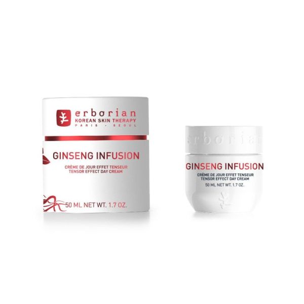Ginseng infusion pour une peau ferme et éclatante