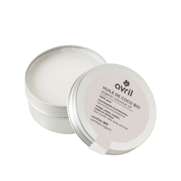 Avril huile de coco bio en pot (100 ml)