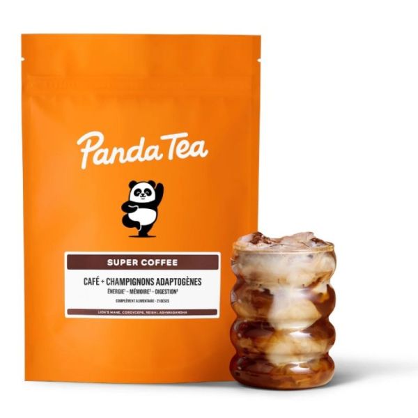 Panda Tea - Super coffee café + champignons adaptogènes 115g