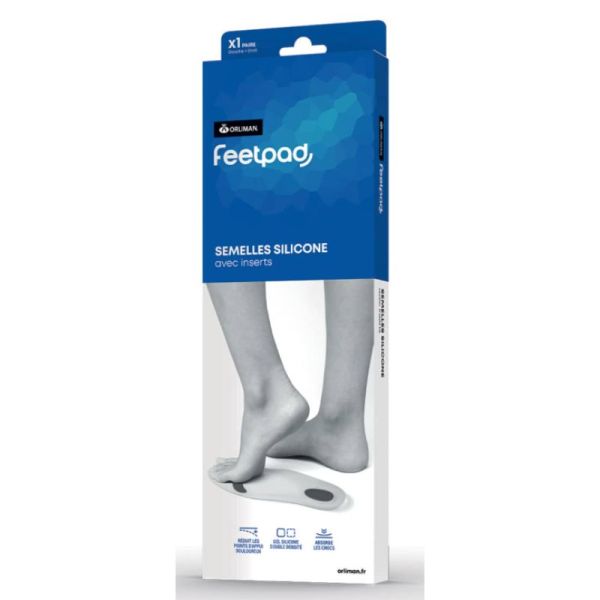 Feetpad semelles silicone avec inserts T3 41-42