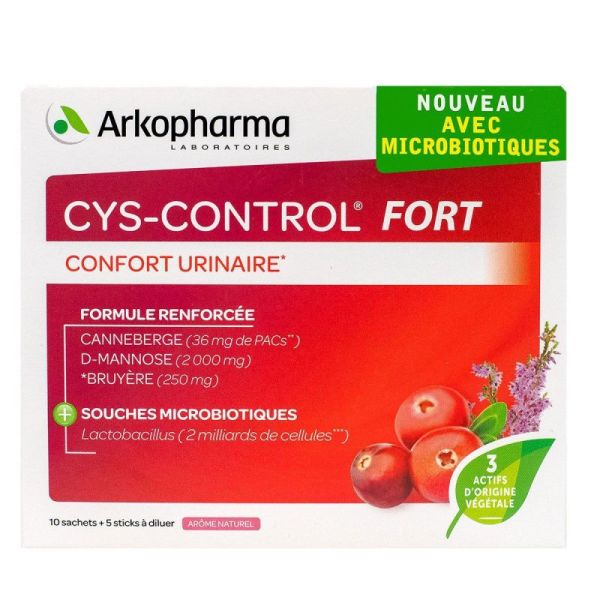 Arkopharma Cys-Control Fort complément alimentaire système urinaire