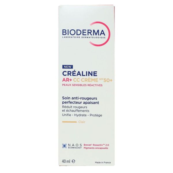 Bioderma Créaline AR+ CC crème SPF 50+ teinte clair (40 ml)