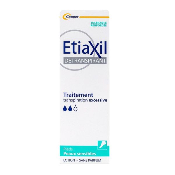 Etiaxil lotion détranspirante pieds peaux sensibles (100 ml)
