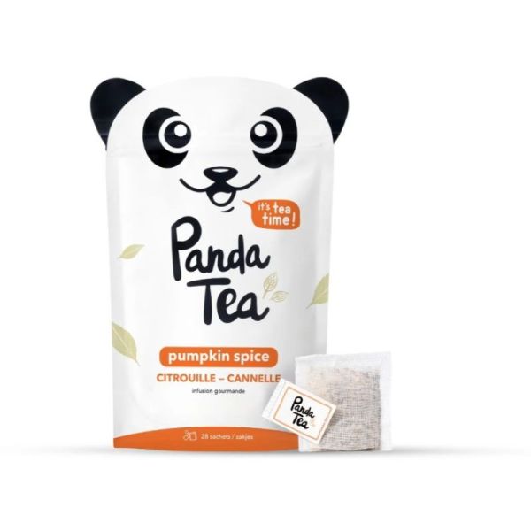 Panda Tea - pumpkin spice citrouille-cannelle x28 sachets