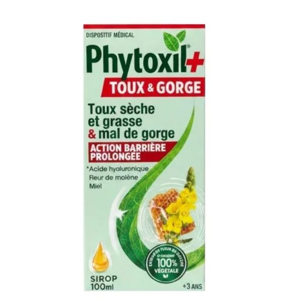 Phytoxil + toux sèche & grasse & mal de gorge 100ml
