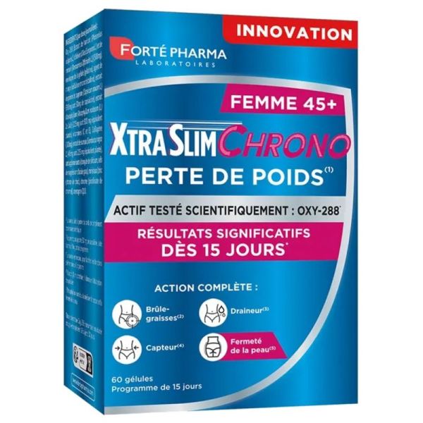 XtraSlimChrono - Perte de poids femme 45ans et + 60gélules ( cure de 15 jours )