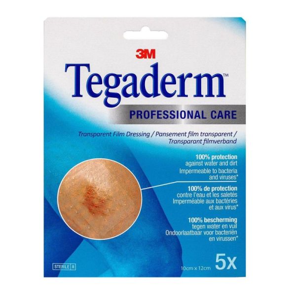 Tegaderm pansement adhésif transparent (10 x 12 cm - lot de 5)