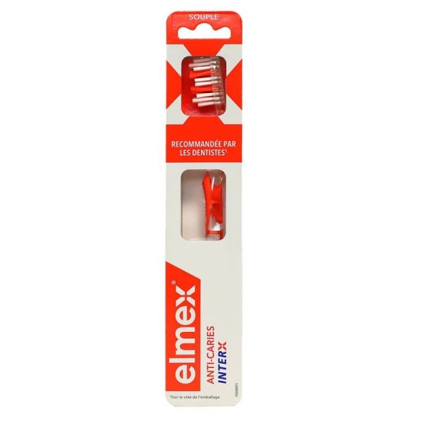 Elmex - brosse à dents anti-caries INTERX souple