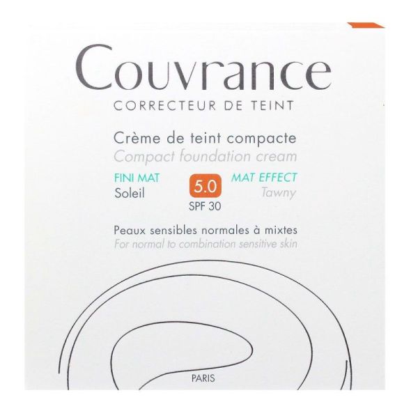 Couvrance crème compacte Oil-F fini mat (10 g)
