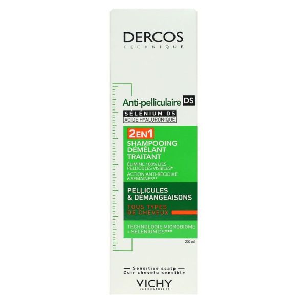 Dercos shampoing anti-pelliculaire DS 2 en 1 (200 ml)