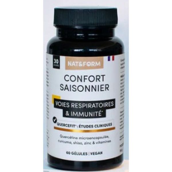 Nat&form - Confort saisonnier voie respiratoires & immunité x60 gélules