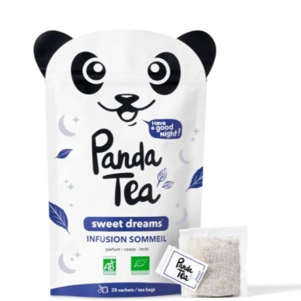 Panda Tea - Sweet dreams infusion sommeil cassis-litchi x28 sachets