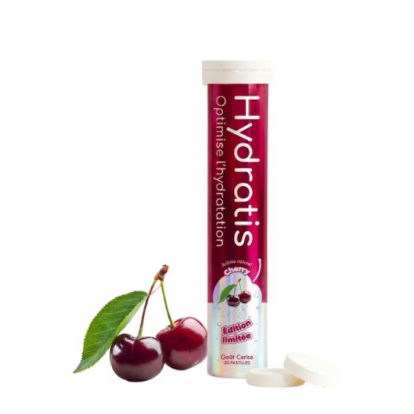 Hydratis - Otimise l'hydratation goût Cerise x20 pastilles